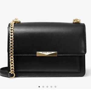 Michael Kors Jade Leather Chain Bag.